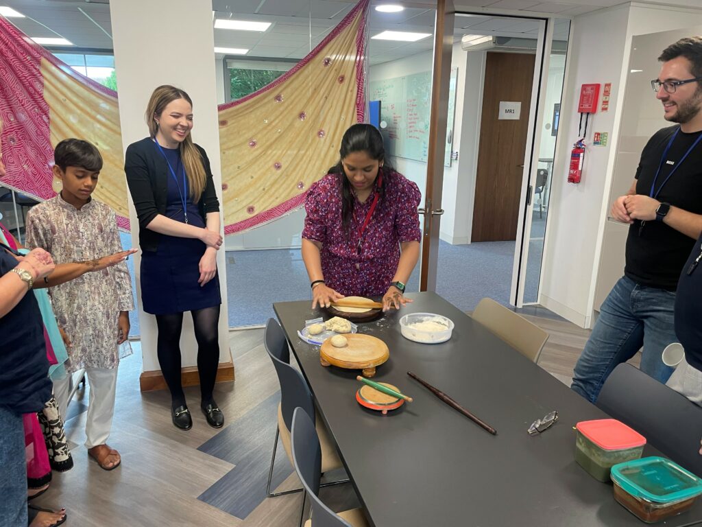 South Asian Heritage Month Chapati rolling